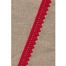 Bomulds-blonde m/takker 22 mm. i rød
