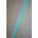 Kantelastik 2-farvet turkis - lime