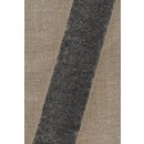 Elastik til bælter 50 mm koksgrå / beige "pelslook"