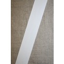 Bomuldsbånd - Gjordbånd sildebensvævet i hvid, 30 mm.