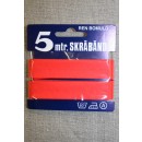 5 meter bomulds-skråbånd, koral