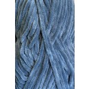 Chenille 6 - velour garn i denimblå - 100 gram
