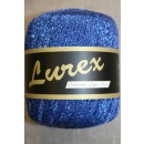 Lurex glimmer-garn, koboltblå