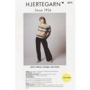 2673 Ellinor - Kortærmet bluse med striber - Top Down | Hjertegarn 