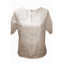 Kaftan i hvide stoffer