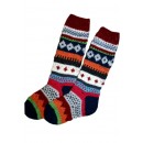 Strømper i jacquard-mønster str. 2 år