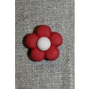 2-farvet blomsterknap bordeaux/creme