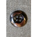 4-huls knap kobber/gun-metal, 15 mm.