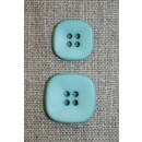 Firkantet 4-huls knap 18 mm. mint