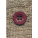 4-huls knap mørk brun-rosa