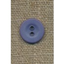 Ru 2-huls knap, denim blå 14 mm.