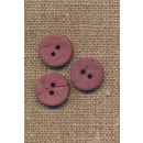Kokos knap i mørk rosa 12 mm.