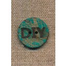 Kokos knap i irgrøn DIY 23 mm.