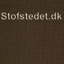 Bengalin med lille mønster i sort og okker/brun