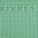 Bomuld ternet hvid/grøn 5x5 mm.