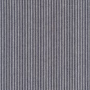 Kraftig bomuld/polyester i stribet sildeben i off-white og mørkeblå