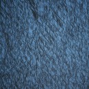 Jacquard i quiltet look, mørk klar blå
