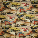 Afklip Øko-bomuld/lycra m/digitalt tryk, m/gravko/lastbil 40x60