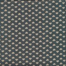 Patchwork i poplin i mørkegrøn med hjerter