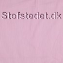 Skjortestof smal stribet i støvet syren og hvid