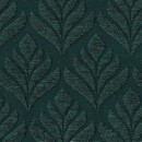 Jacquard Chenille Deluxe med blødt lotusblad i grøn/flaskegrøn