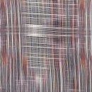 Viskose med vandrette og lodrette stribe mønster