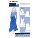 Onion 9013 Plus -Slå om-nederdel med volant