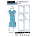 Onion 2092 -Vest og kaftan kjole til strikstof