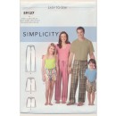 Simplicity 9127 Bukser til fast stof | Easy-to-sew - Str. 4 år - XL