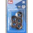 Prym underspoler i metal 21,2x9,2 mm. (1 hul)