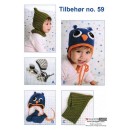 Tilbehør no. 59 Babyhuer/vanter/sokker