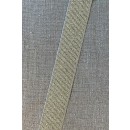 Elastik til bælter/linning 30 mm. guld