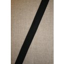 20 mm. elastik, sort