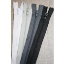 20 cm. lynlås/kjolelås