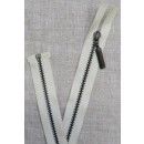 55 cm. delbar lynlås i kit - oxyderet