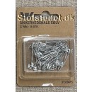 Sikkerhedsnåle sølv 27 mm.