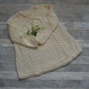  Uldklumpers strikkeopskrift - Højtidskjole Str. 1-8 år