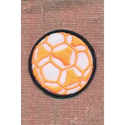 Fodbold neon orange/hvid/sort